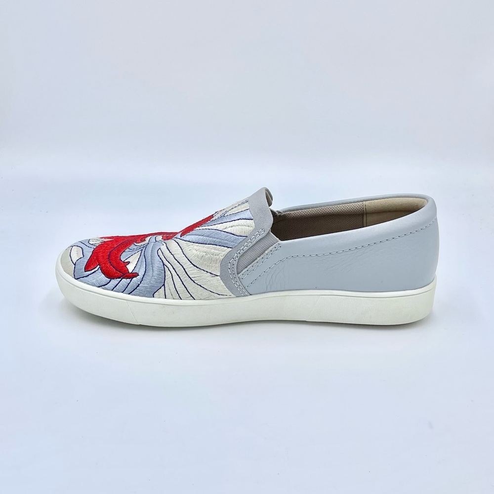 Naturalizer Marianne Lapis Multi Embroidered Leather Slip On Sneaker Women’s 7.5 - Picture 7 of 11